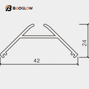 Oferta Especial Personalizada 45 °   Perfil de Aluminio en V para Esquinas, Perfil LED para Techo y Pared, Luz LED de Esquina con Haz Oblicuo - Product Image 6