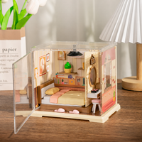 Offre Spéciale : Kit de Bricolage Maison de Poupée Miniature 3D avec Lumières LED – Puzzle Créatif pour Adultes – Cadeau Idéal – MOQ 1 – Livraison Directe