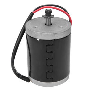Motor MY6812 de CC de 150W/120W/100W 12V/24V de alta velocidad con polea de correa, motor de escobillas pequeño para scooter doble - Product Image 3