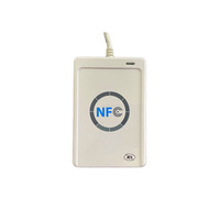 Lecteur de carte NFC intelligent ACR122u (ISO 14443A) - USB 2.0 pleine vitesse 13,56 MHz HF compatible CCID/PC/SC, léger 70g, blanc nacré, Mac