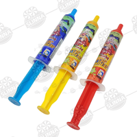 Seringue de bonbons liquides fruités Seringue sucrée Confiture de bonbons liquides en forme d'aiguille Jelly Candy Toys