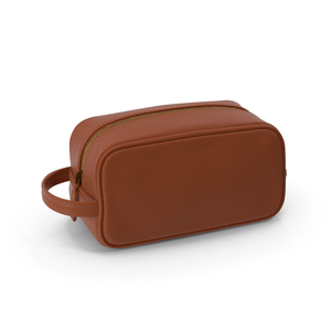 <strong>Personalised</strong> Leather <strong>Wash</strong> <strong>Bag</strong> Pebbled Leather Customized Initials Makeup <strong>Bag</strong> Travel Gift <strong>Men</strong> Toiletry <strong>Bag</strong> with Strap - Product Image 4
