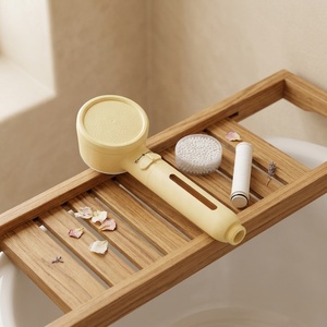 Cabezal <span class=keywords><strong>de</strong></span> Ducha <span class=keywords><strong>de</strong></span> Alta Presión con Doble Filtro, Elimina el Cloro, 3 Modos, Ducha Manual con Cepillo <span class=keywords><strong>de</strong></span> Masaje para el Cuero Cabelludo, para el Cuidado <span class=keywords><strong>de</strong></span> <span class=keywords><strong>la</strong></span> Piel y el Cabello - Product Image 1