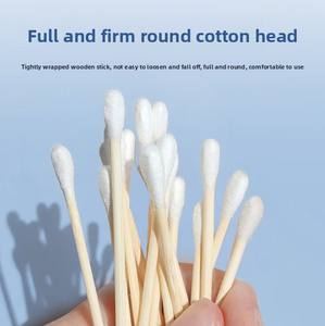 أعواد قطنية للعناية الشخصية، أعواد قطنية ناعمة، توريد أعواد قطنية للأذن وأعواد قطنية بعصا بلاستيكية من الصين - Product Image 4