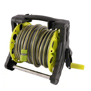 Enrouleur de tuyau d'arrosage <span class=keywords><strong>mural</strong></span> rétractable en PVC de 12 mm avec buse de pulvérisation réglable - Product Image 6