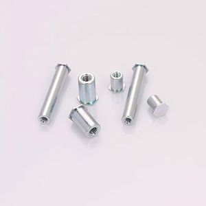 Costsombre rosmarino in acciaio al carbonio zincato chiusure esagonali chiusure a pressione BSO rivetto borchie a dado filettato colonna - Product Image 4