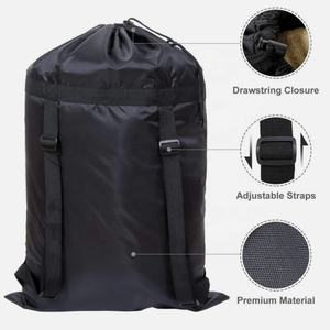 حقيبة كتف قابلة للتعديل مخصصة نايلون معلقة ملابس متسخة حقيبة ظهر قابلة للغسل مع حزام كتف لاستخدام الغسيل - Product Image 6