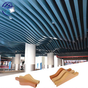 Controsoffitto in Alluminio a Doghe, Sistema di Profili in Alluminio Effetto Legno, Design con Varie Forme, Controsoffitto Metallico a Strisce - Product Image 6