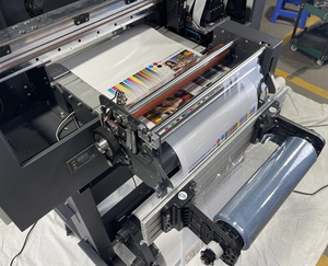 Etichetta di cristallo di vetro/tazza/bottiglia/tavolo/mouse pad UV DTF stampante roll to roll machine - Product Image 2