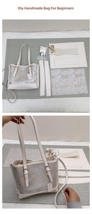 Kit Materiale Fai-da-te per Borsa a <span class=keywords><strong>Tracolla</strong></span> da Donna in PU Jacquard 2026, Borsa a Spalla Ricamata Artigianale Stile Cinese - Product Image 5