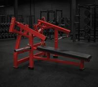 Máquina de Elevación Lateral con Carga de Placas Comercial con Remo Bajo para Brazos - Equipo de Gimnasio de Construcción de Acero