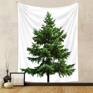Haute qualité personnalisé joyeux noël arbre tenture murale <span class=keywords><strong>tapisserie</strong></span> Festival toile de fond pour chambre <span class=keywords><strong>et</strong></span> salon décoration de noël - Product Image 6
