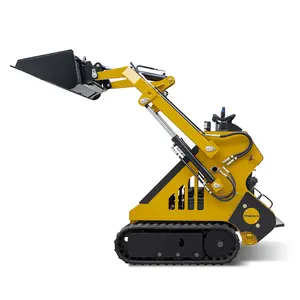 Compact Smart Working Mini Loader Similar Worky Quad With Petrol Engine 4 Wheel Driving