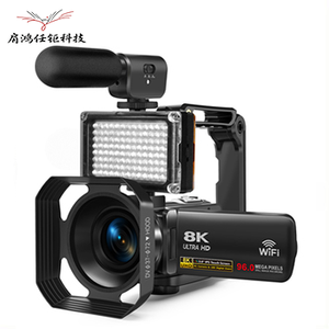 Vente flash, caméra vidéo professionnelle de haute qualité 8K 96MP CMOS 120° grand angle, <span class=keywords><strong>zoom</strong></span> 18x, anti-vibration, WiFi, vloggers FHD8KS - Product Image 1