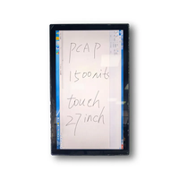 Écran tactile capacitif AG Glass 27 pouces 1080p IPS LCD, lisible en plein soleil, moniteur Android pour centre commercial, prise en charge SDK