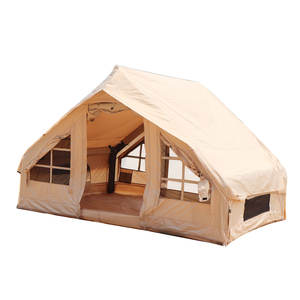 Gonflable Maison <span class=keywords><strong>Tente</strong></span> TPU Air Pôle Hôtel Resort Désert <span class=keywords><strong>Camping</strong></span> <span class=keywords><strong>Tente</strong></span> 1 Chambre 1 Salon Cottage d'oxford 3-4 Personnes - Product Image 1
