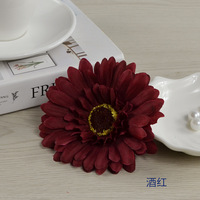 Geringe Mindestbestellmenge 10cm Seiden-Kunstgerbera-Blütenkopf Langlebige Heim-/Hochzeits-DIY-Dekoration für Muttertag & Weihnachten