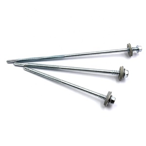 Vis de toiture à double filetage, tête hexagonale, vis autoperceuse, vis pour panneaux sandwich, 160 mm - Product Image 4