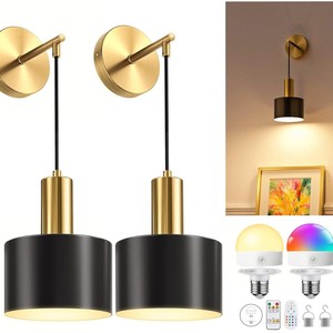 <span class=keywords><strong>Lampada</strong></span> <span class=keywords><strong>da</strong></span> <span class=keywords><strong>parete</strong></span> <span class=keywords><strong>a</strong></span> LED <span class=keywords><strong>a</strong></span> <span class=keywords><strong>batteria</strong></span> senza fili per camera <span class=keywords><strong>da</strong></span> letto soggiorno e corridoio-Design moderno con certificazione UL ETL - Product Image 4