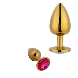 卸売バットプラグ下着ゴールドアナルバットプラグジュエルバットプラグ付き - Product Image 2