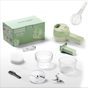 2024년 인기 다기능 미니 무선 USB 전기 마늘 프레스 야채 커터 가정용 - Product Image 1