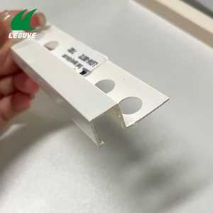 Leguwe công nghiệp chất lượng cao PVC gạch <span class=keywords><strong>TRIM</strong></span> nhựa gốm góc <span class=keywords><strong>TRIM</strong></span> đá cẩm thạch cạnh trang trí tùy chỉnh đồng bằng phụ kiện OEM - Product Image 5