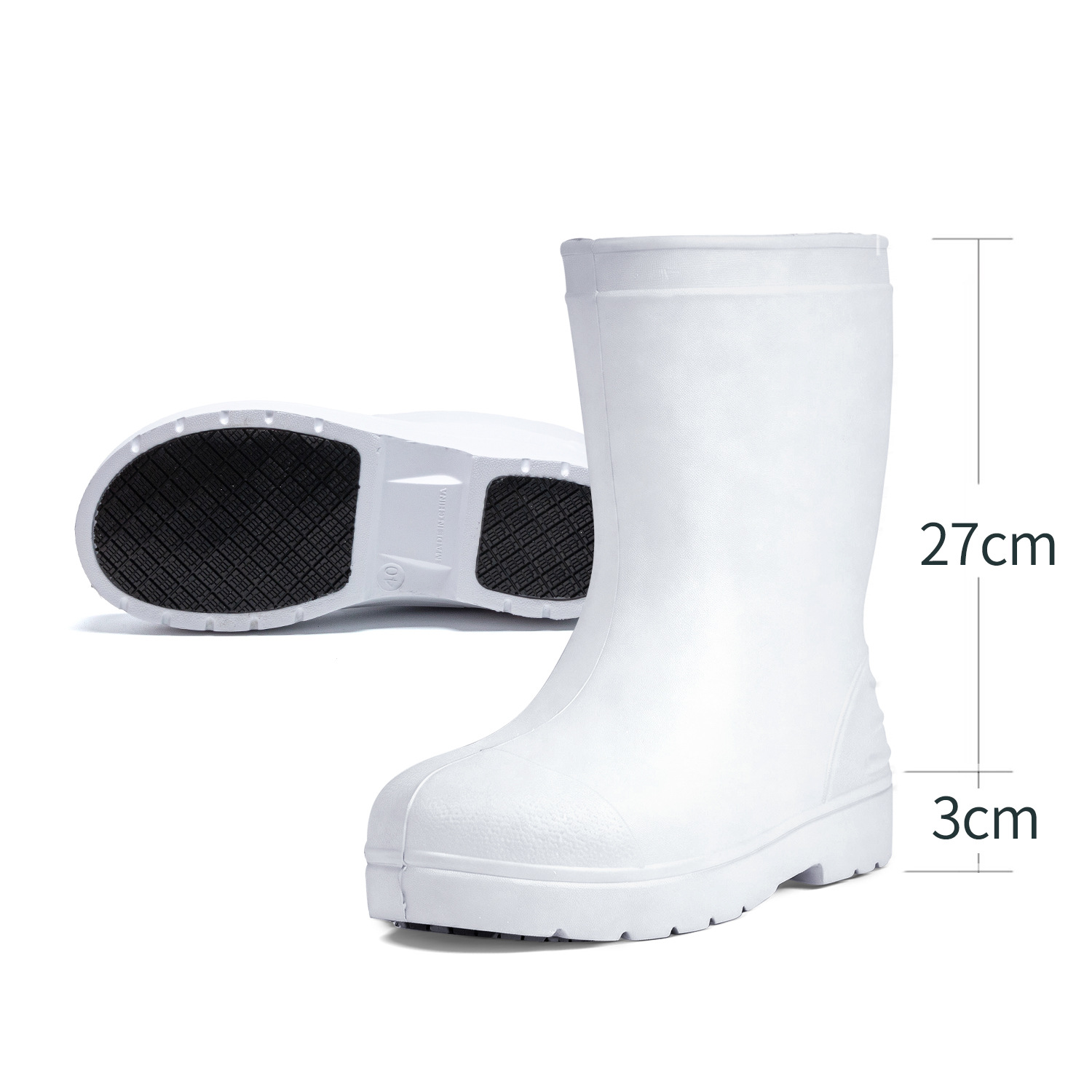 Mid-barrel anti-slip shoes 2503 white