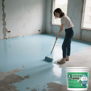 Revestimiento de piso de epoxi de color Pintura de piso de garaje de resina para sótano y concreto Fácil Aplicación por rodillo de pulverización o cepillo - Product Image 1