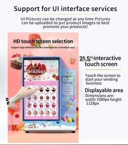 Оптовая продажа, автоматический автомат для продажи, для приготовления молока, чая, торта, салатов, суши, пончиков, сладких пирогов с функцией SDK - Product Image 6