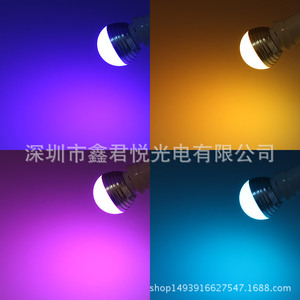 หลอดไฟ LED RGB E27 E14 Gu10 Mr16 รีโมทคอนโทรลเปลี่ยนสีได้สมาร์ทไลท์ติดเพดานตัวอลูมิเนียม 50x82 มม. - Product Image 4