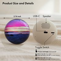 Lampe sphérique à mémoire vidéo de Noël pour dropshipping, cadeau d'anniversaire, boule à mémoire vidéo 3D, cristal MP4