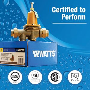 วาล์วลดแรงดันวัตต์ ขนาด 3/4 นิ้ว 25-75 PSI เกลียวใน สำหรับระบบประปา - Product Image 4