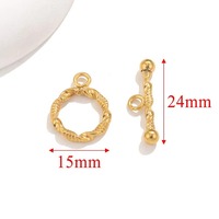 Fermoirs à bascule en acier inoxydable OT, fermoirs en forme de T, attaches, connecteurs d'extrémité IQ pour la fabrication de colliers, bracelets et bijoux en DIY