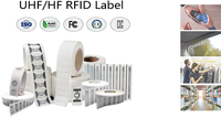 Étiquette de pare-brise RFID UHF passive longue portée 860-960 mhz Alien H9 9954 autocollant d'étiquette d'incrustation humide