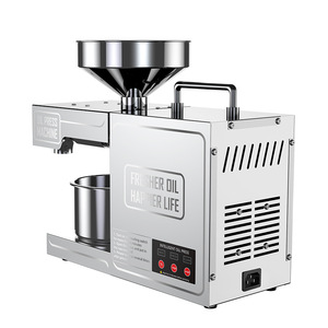 Nueva Máquina Pequeña de Sobremesa para Prensado en Frío y Caliente de Aceite de Sésamo, Oliva y Cacahuate, Comercial y Automática - Product Image 5