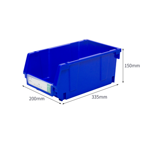 8051 contenitore per utensili industriali <span class=keywords><strong>blu</strong></span> resistente impilabile <span class=keywords><strong>in</strong></span> <span class=keywords><strong>plastica</strong></span> a rete montato a parete contenitori a vite per magazzino - Product Image 1