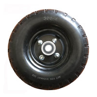 Roues en mousse PU de 10 pouces pour chariots utilitaires, chariots d'entrepôt, brouettes