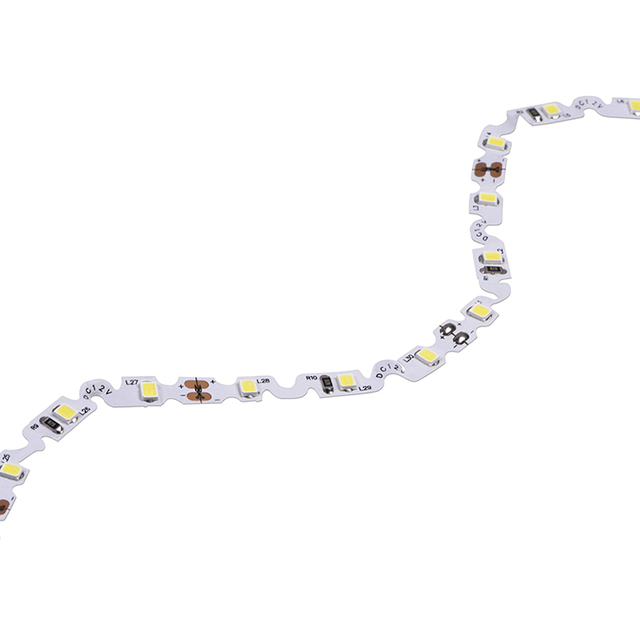 Customized Bendable Zigzag DIY Led Light Tape S Shape 6mm Ultra Slim Flexible Soft 2835smd LED Strip Light Decoration Lighting
