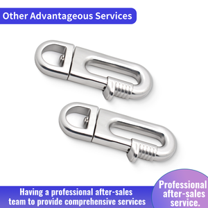 Fabrika özelleştirme çanta askısı için köpek kancası katı Metal döner klip yaylı kanca kayış - Product Image 6