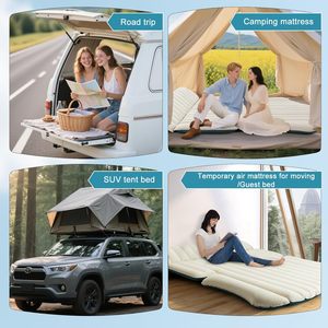 Customizable PVC Inflatable <b>Mattress</b> Folding Inflatable Car <b>Mattress</b> with Pump for Outdoor - Product Image 5