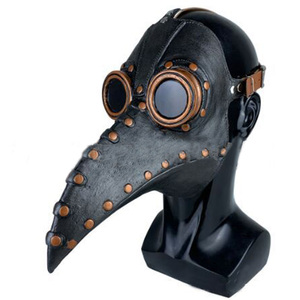 Latex matériel rétro Steampunk peste docteur oiseau <span class=keywords><strong>bec</strong></span> <span class=keywords><strong>masque</strong></span> pour femmes hommes pour médiéval Renaissance Costume ou fête d'halloween - Product Image 2