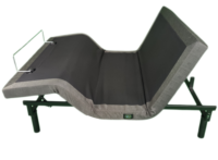 Sommier de lit électrique intelligent moderne avec inclinaison de la tête et des pieds, cadre de lit ergonomique motorisé pour la maison et la chambre à coucher