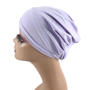 HZM-26033 Gorro Musulmán de Color Sólido a la Moda, Pañuelo Árabe <span class=keywords><strong>para</strong></span> la Cabeza, Turbante, Hijab Musulmán, Gorro Interior - Product Image 5