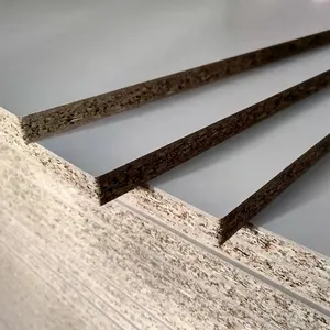 Tablero de partículas laminadas MFC para muebles, madera de melamina blanca