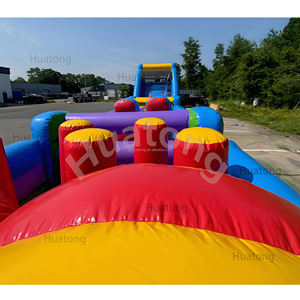 Parcours d'obstacles gonflable coloré pour jeux <span class=keywords><strong>de</strong></span> défis <span class=keywords><strong>de</strong></span> grande taille, <span class=keywords><strong>location</strong></span> <span class=keywords><strong>de</strong></span> jeux <span class=keywords><strong>de</strong></span> fête unisexe commerciaux - Product Image 5