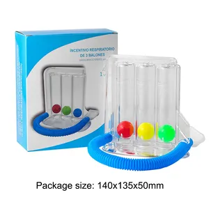 3 Balls Breath Measurement System Washable <strong>Lung</strong> <strong>Function</strong> <strong>Exercisers</strong> Durable Lightweight for <strong>Improvement</strong> Rehabilitation Equipment - Product Image 6