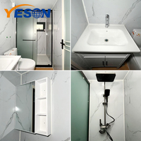 Casa Contenedor Plegable y Expandible de 20 pies, Moderna y de Lujo, Prefabricada, con Baño y Cocina, Resistente a Terremotos, para Florida