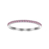 Bague colorée sertie de diamants, style européen et américain, en acier inoxydable, avec pierres de naissance et zircon, pour l'index