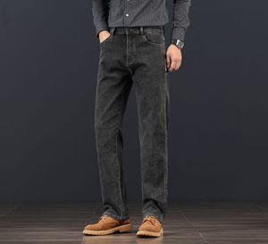 Nouveaux jeans pour hommes printemps-automne, style coréen, coupe <span class=keywords><strong>slim</strong></span>, extensibles, taille mi-haute, jambe droite, pantalon décontracté - Product Image 3