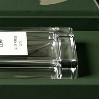Boîte cadeau personnalisée pour eau de parfum verte et boîte de présentation de parfum magnétique avec boîte en papier parfumé pour l'emballage de parfum